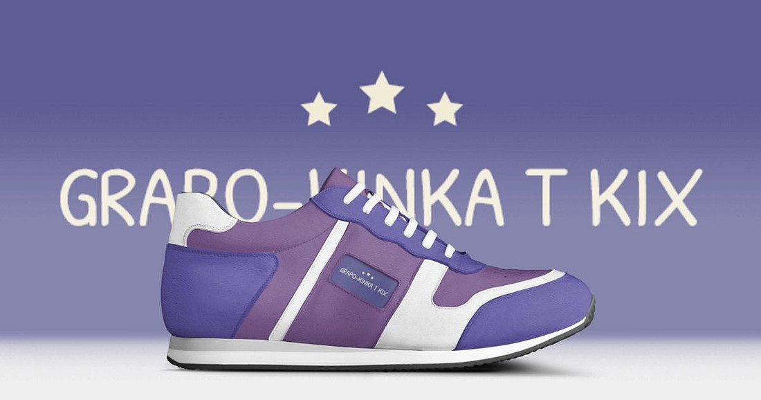 Grapo - Kinka T Kix original Italian leather shoe line.