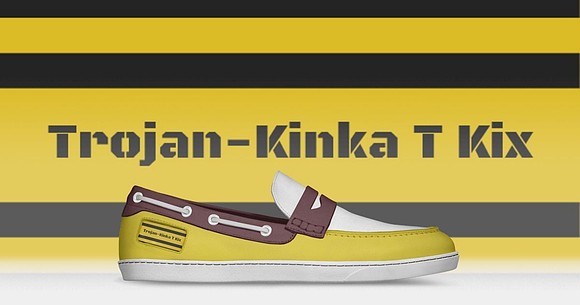 Trojan - Kinka T Kix original Italian leather shoe line.