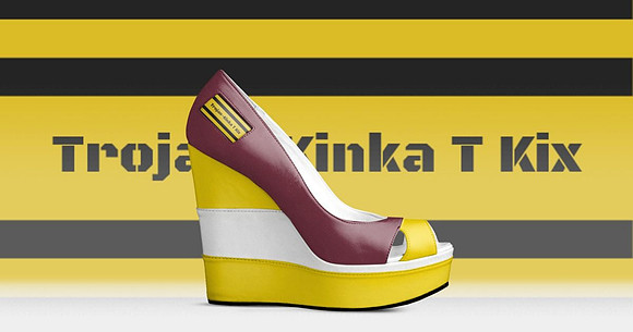 Trojan - Kinka T Kix original Italian leather shoe line.
