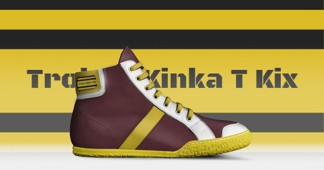 Trojan - Kinka T Kix original Italian leather shoe line.