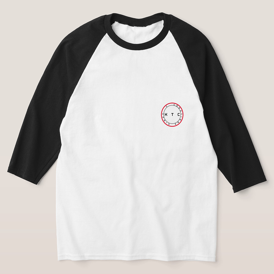 Basic 3/4 Sleeve Raglan T-Shirt: Ace (discount at check out)