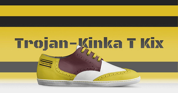 Trojan - Kinka T Kix original Italian leather shoe line.