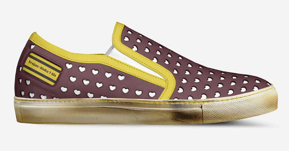 Heart Slip-Ons - Trojan