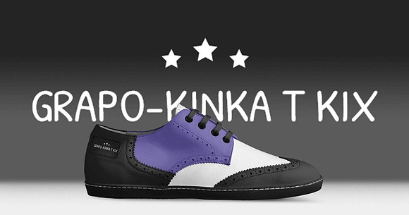 Grapo - Kinka T Kix original Italian leather shoe line.