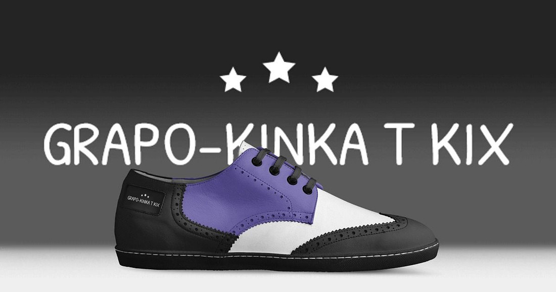 Grapo - Kinka T Kix original Italian leather shoe line.
