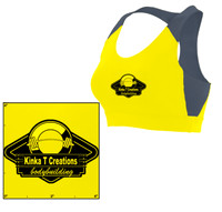 ($43.99) - Kinka T Creations Bodybuilding: Racerback Sports Bra