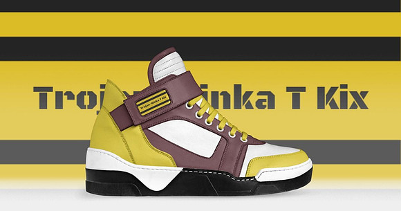 Trojan - Kinka T Kix original Italian leather shoe line.