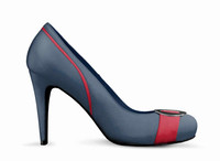 ($209) Stiletto Buckle High Heels: Reblu
