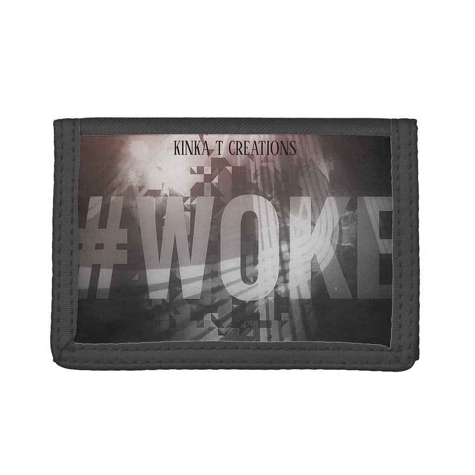 Trifold Nylon Wallet: #WOKE [discounts on check out]