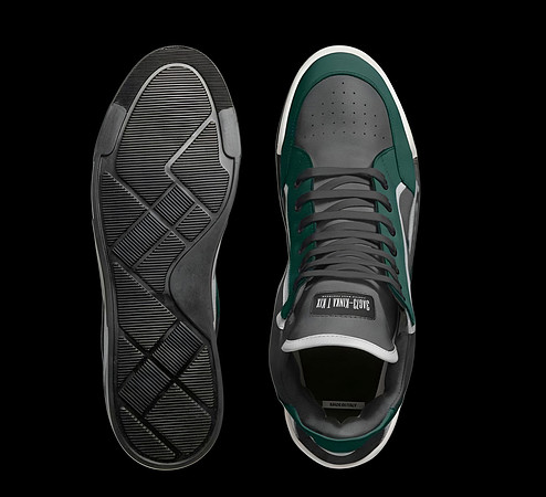 ($239) Elite Cut High Top Sneakers: 3AG73