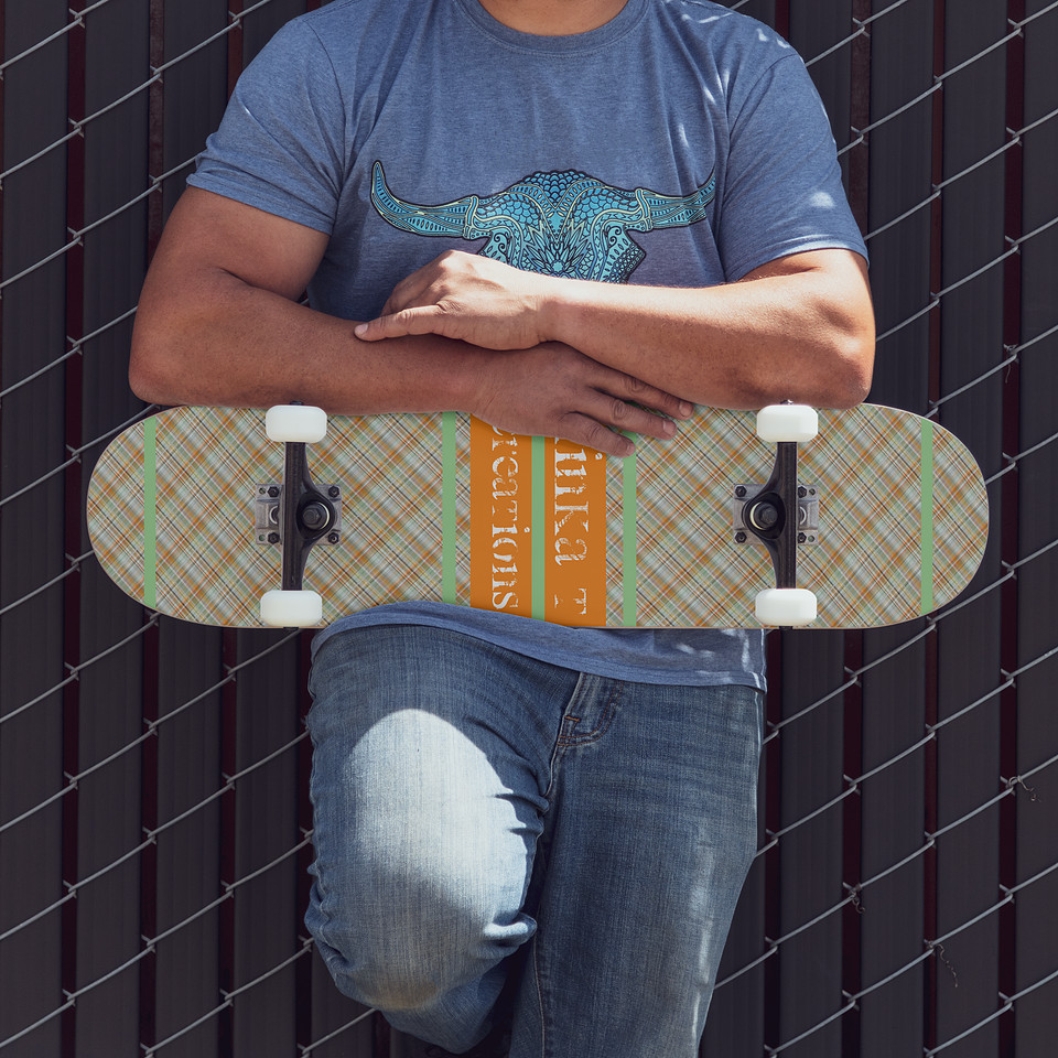 Aston Plaids - Skateboard [discounts on check out]