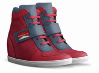 High Top Wedge Sneakers