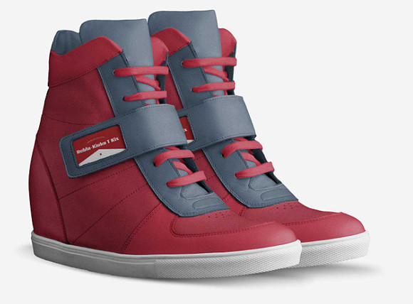 High Top Wedge Sneakers