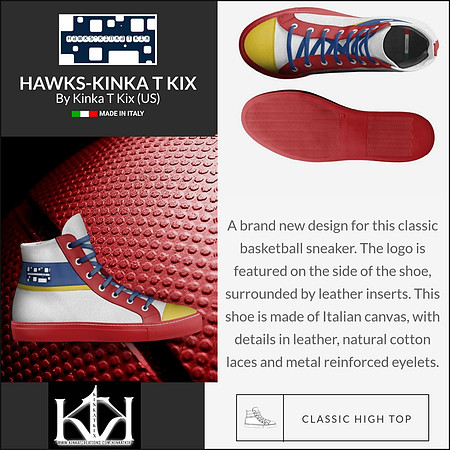 Classic High Top Shoes: Hawks