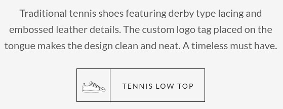 Tennis Low Top Sneakers (White): Rilla