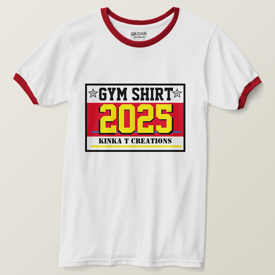 ($34.65) Basic Ringer T-Shirt: Gym Shirt 2025