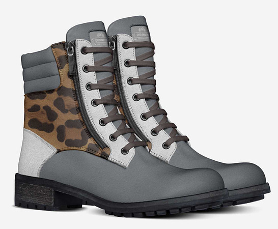 Zip Military Boots