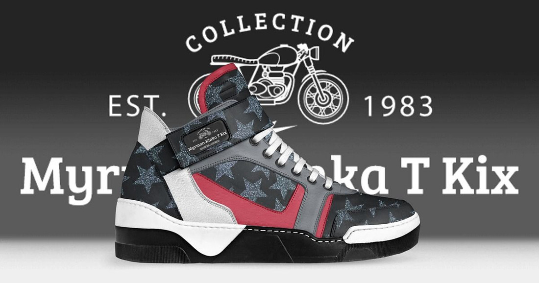 Myrman - Kinka T Kix original Italian leather shoe line.