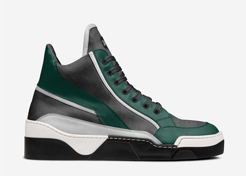 ($229) - 3ag73: Elite Cut High Top Sneakers