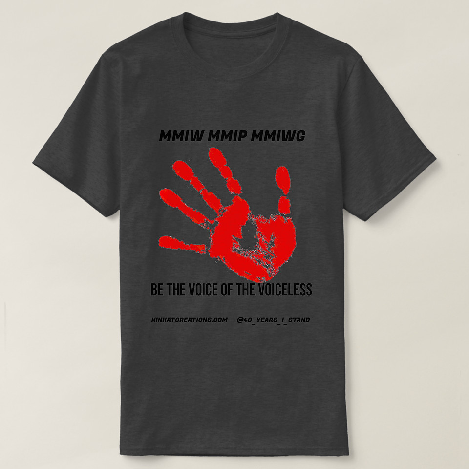 ($28.70) Basic Dark T-Shirt: Be The Voice Of The Voiceless