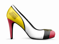 ($209) Stiletto Buck High Heels: Rilla
