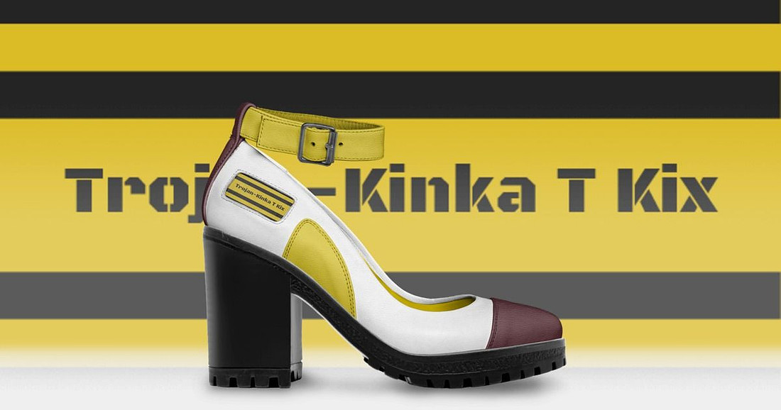 Trojan - Kinka T Kix original Italian leather shoe line.