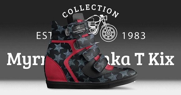 Myrman - Kinka T Kix original Italian leather shoe line.