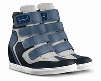 Velcro Wedge Sneakers