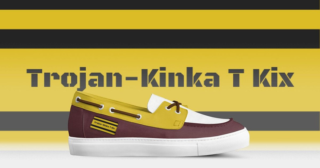Trojan - Kinka T Kix original Italian leather shoe line.