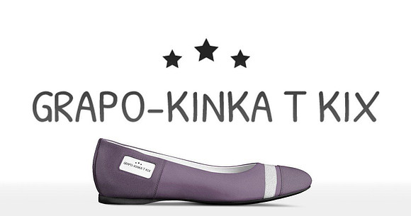 Grapo - Kinka T Kix original Italian leather shoe line.