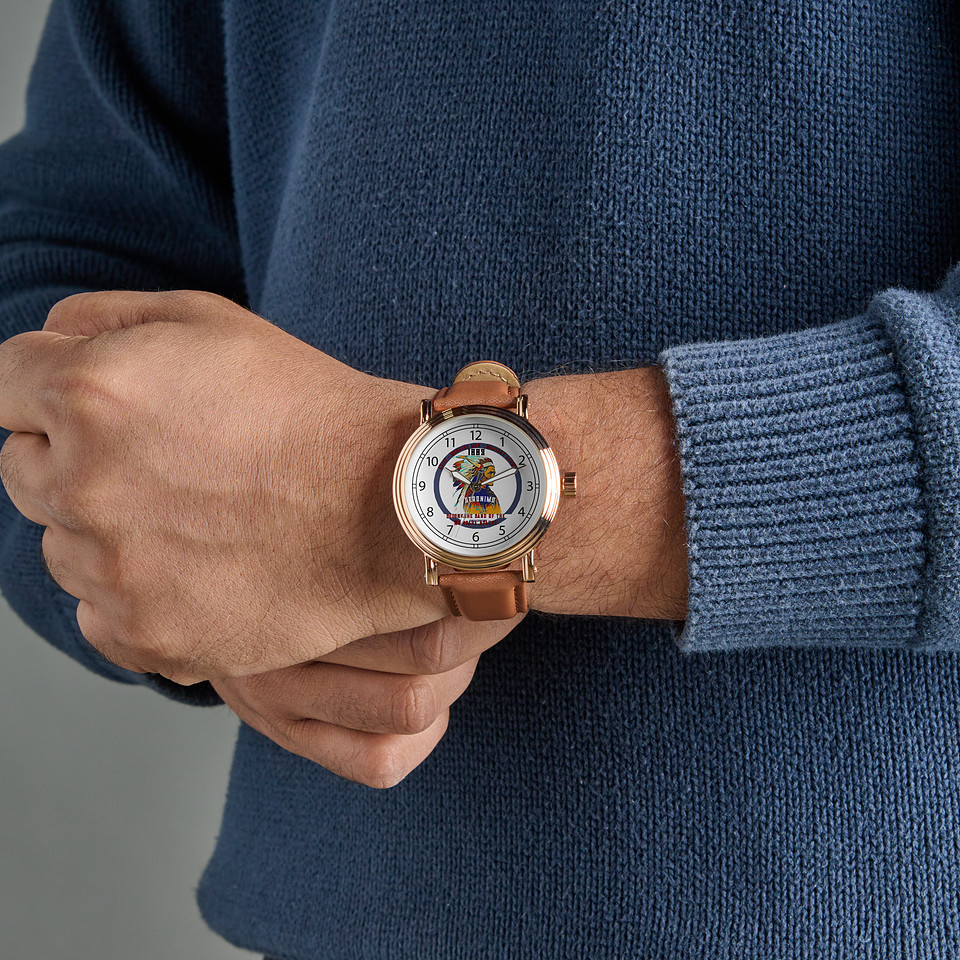 ($105) Gold Vintage Watch: Geronimo