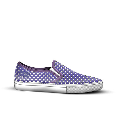 Heart Slip-On Shoes: Grapo