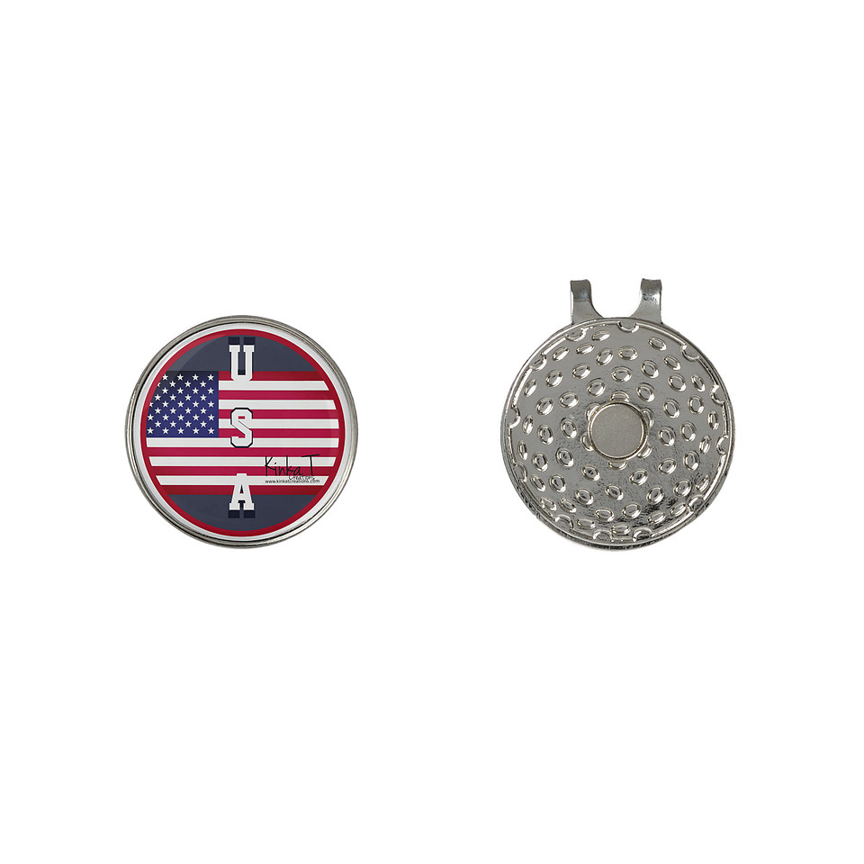 ($28.41) Golf Hat Clips: U.S.A. 2