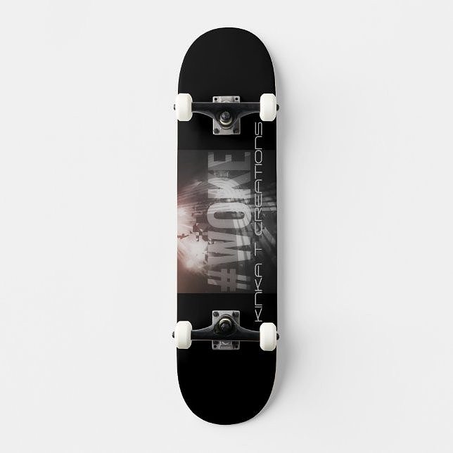 Skateboard: #WOKE (rgb)