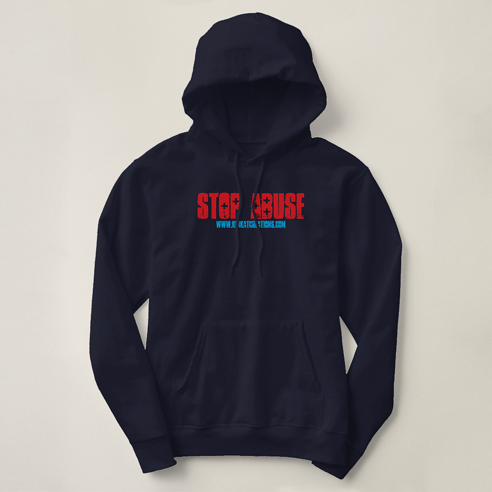 ($55.75) Women's Basic Hooded Sweatshirt: Stop Abuse