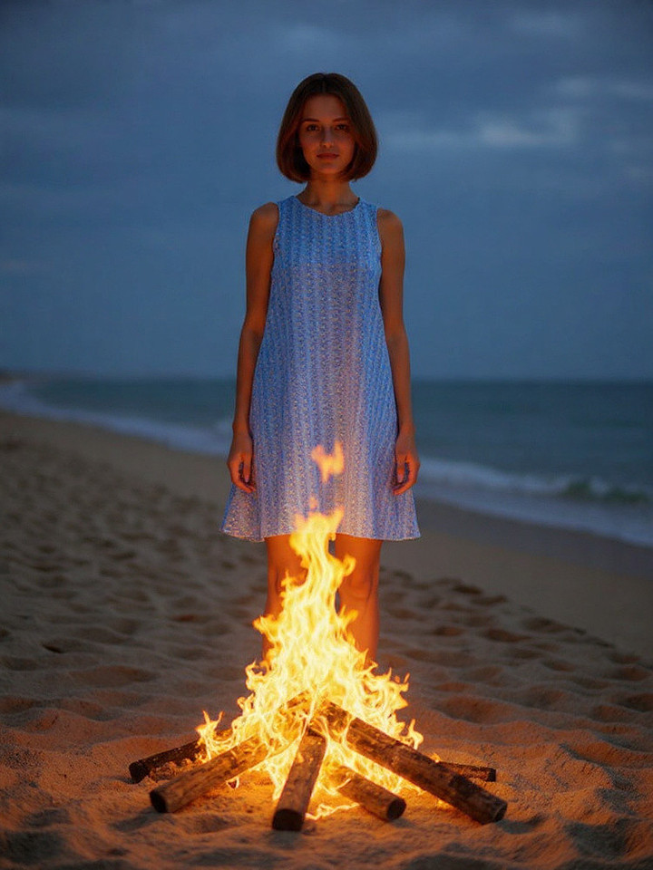 The Reflecting Rainbow: A-Line Dress