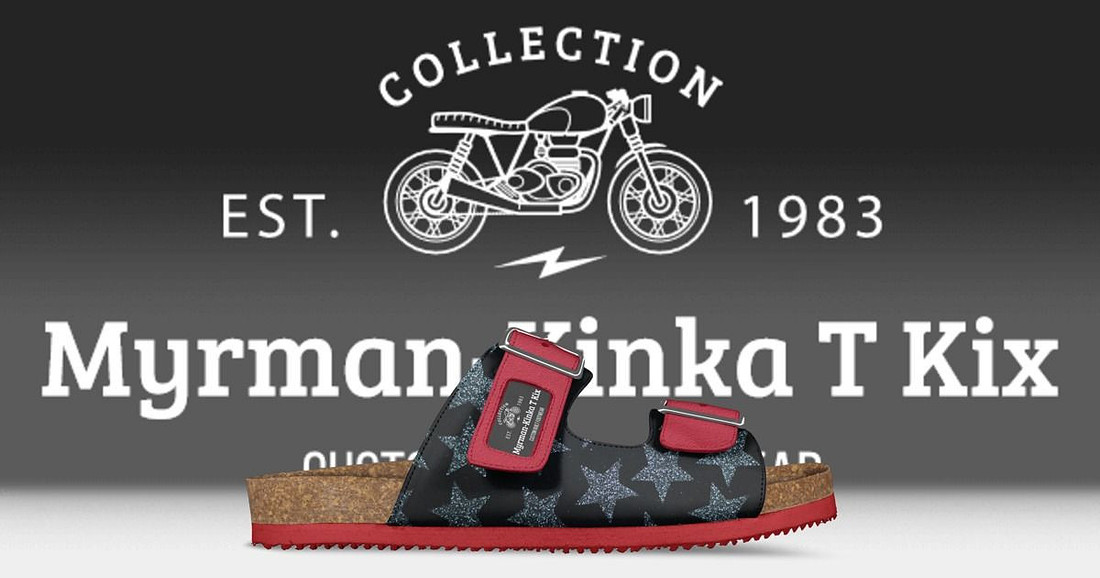 Myrman - Kinka T Kix original Italian leather shoe line.