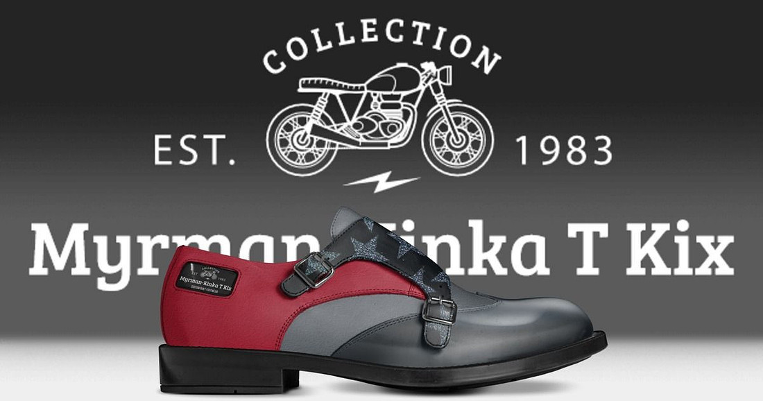 Myrman - Kinka T Kix original Italian leather shoe line.