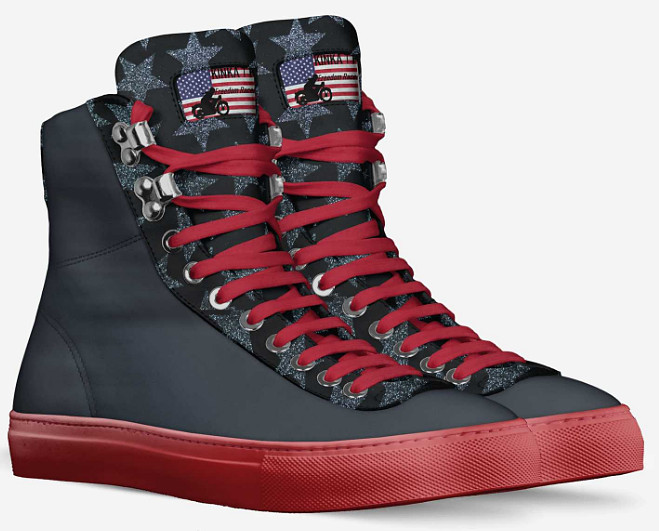 Polo Style High Tops: Freedom Racer '76