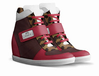 High Top Wedge Sneakers: Levito