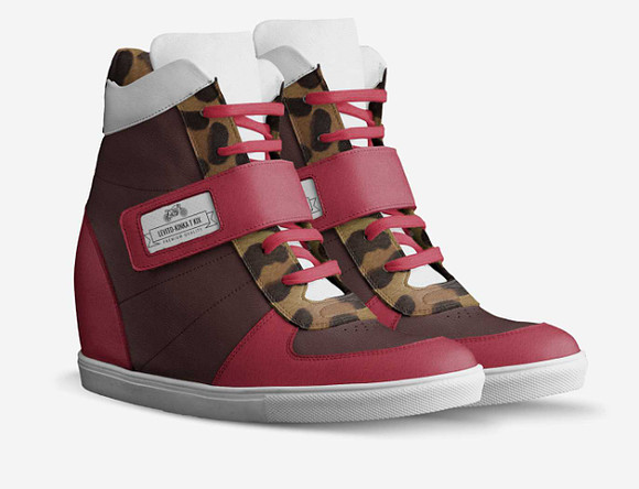 High Top Wedge Sneakers
