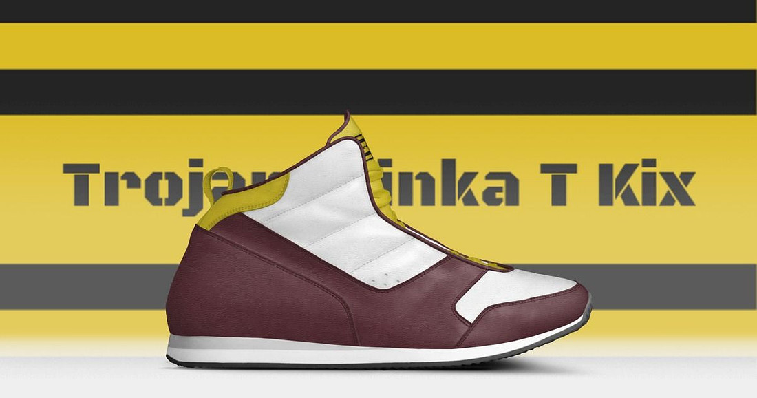 Trojan - Kinka T Kix original Italian leather shoe line.