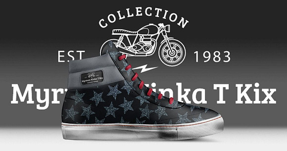 Myrman - Kinka T Kix original Italian leather shoe line.