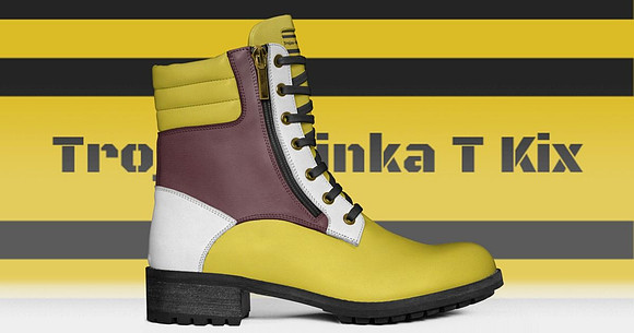 Trojan - Kinka T Kix original Italian leather shoe line.