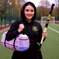 Duffle Bag: Graffiti Flower