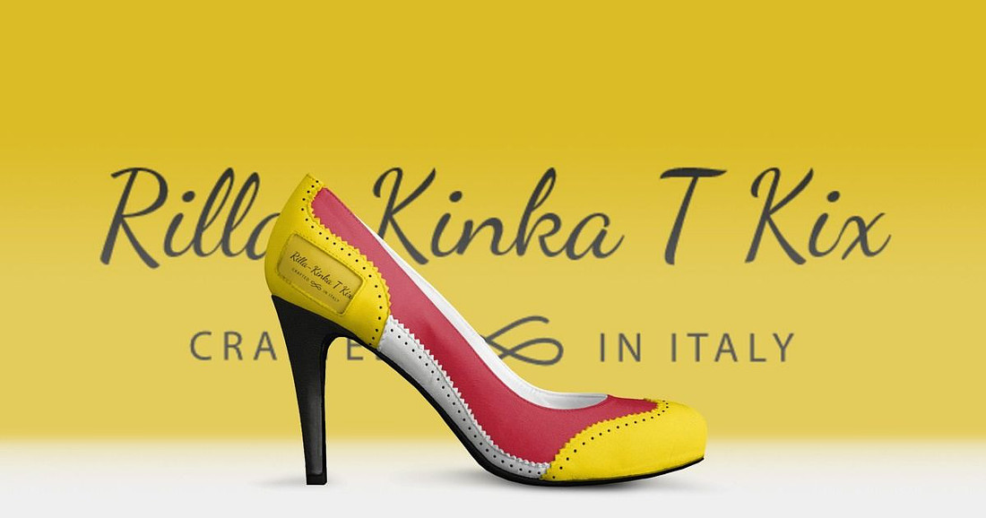 British High Heels (Yellow): Rilla
