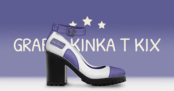 Grapo - Kinka T Kix original Italian leather shoe line.