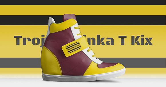 Trojan - Kinka T Kix original Italian leather shoe line.
