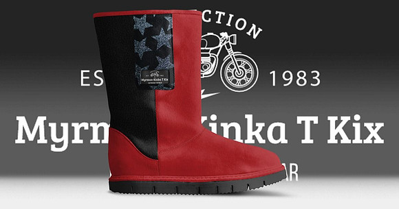 Myrman - Kinka T Kix original Italian leather shoe line.