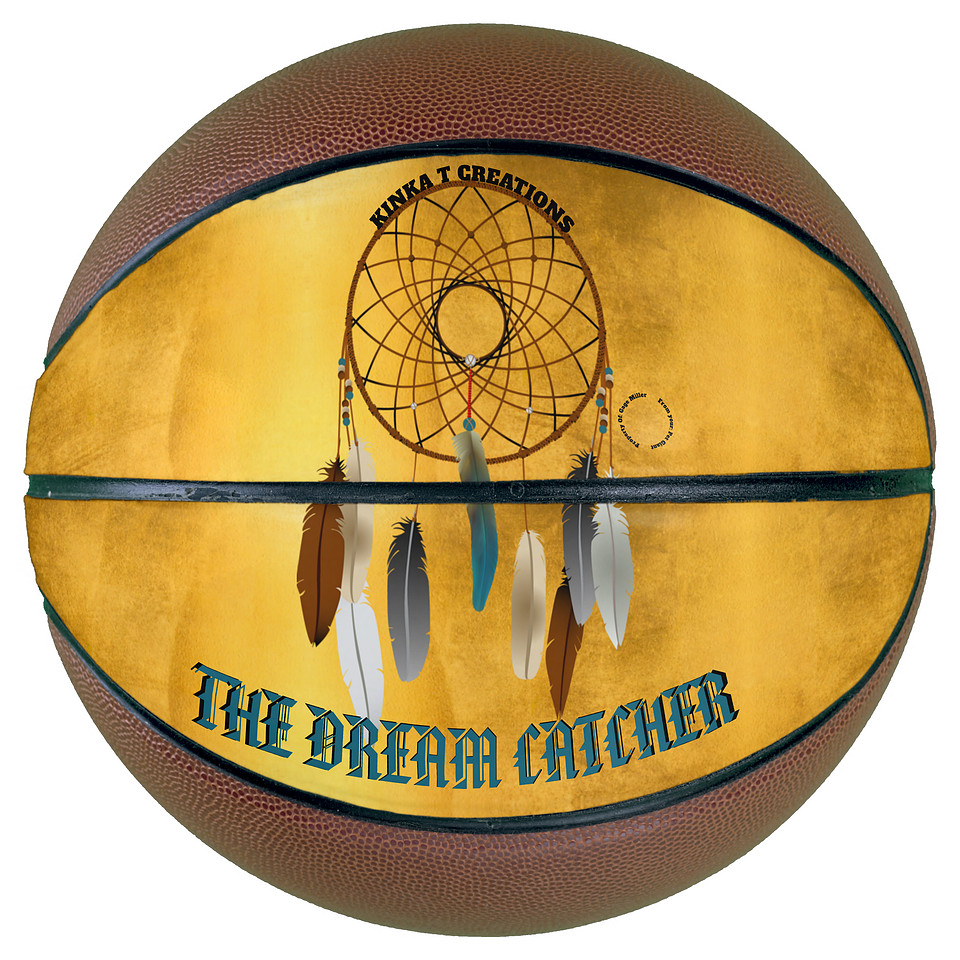 ($85.05) Hand Stitched Basketball: The Dream Catcher